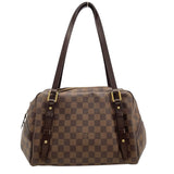 ルイ・ヴィトン LOUIS VUITTON リヴィントンGM N41158 ブラウン ダミエ・エベヌ レディース ショルダーバッグ