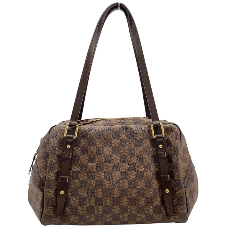 ルイ・ヴィトン LOUIS VUITTON リヴィントンGM N41158 ブラウン ダミエ・エベヌ レディース ショルダーバッグ