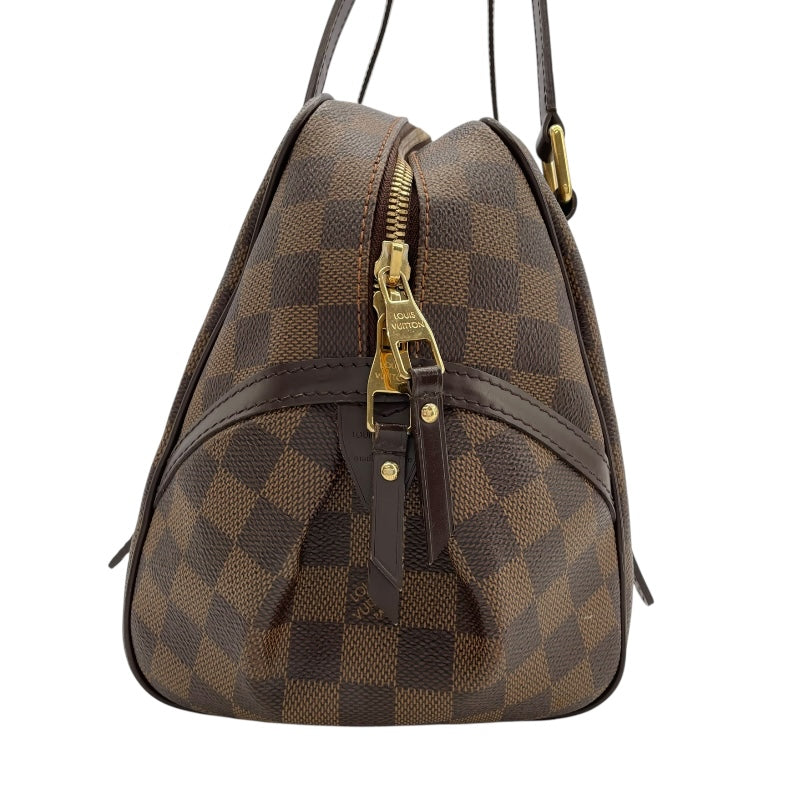 ルイ・ヴィトン LOUIS VUITTON リヴィントンGM N41158 ブラウン ダミエ・エベヌ レディース ショルダーバッグ