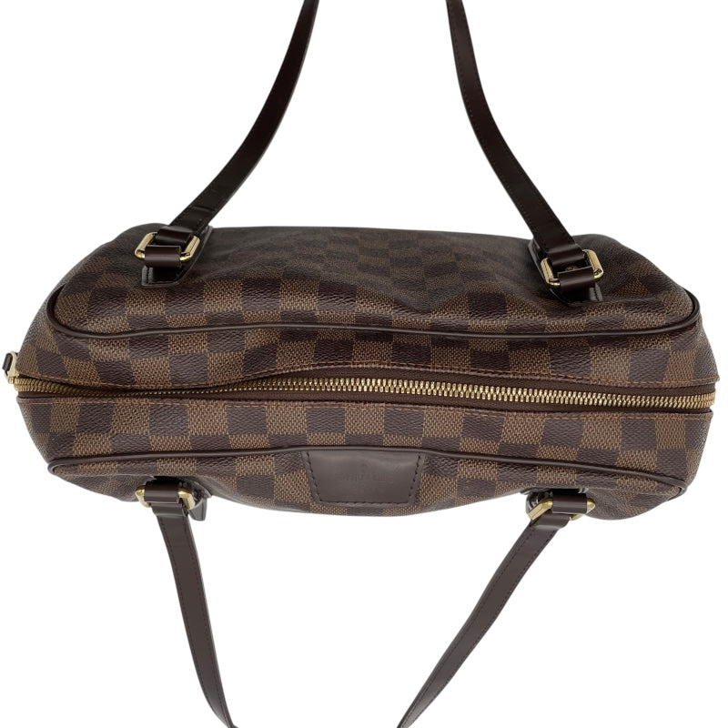 ルイ・ヴィトン LOUIS VUITTON リヴィントンGM N41158 ブラウン ダミエ・エベヌ レディース ショルダーバッグ