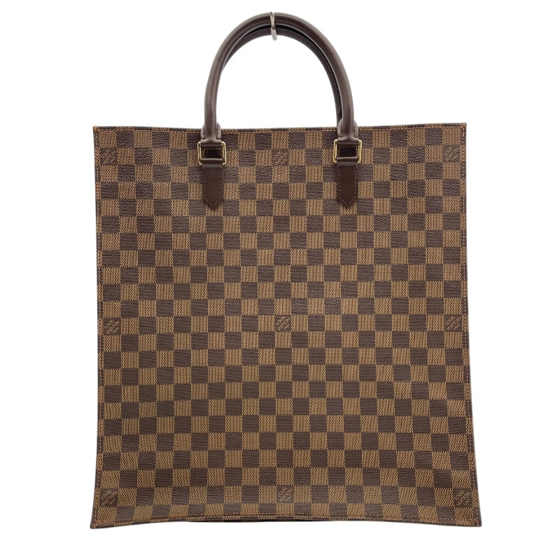 ルイ・ヴィトン LOUIS VUITTON サックプラ N51140 ブラウン ダミエ・エベヌ レディース ハンドバッグ