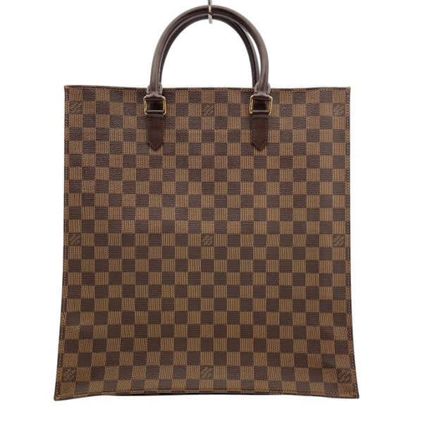 ルイ・ヴィトン LOUIS VUITTON サックプラ N51140 ブラウン ダミエ・エベヌ レディース ハンドバッグ