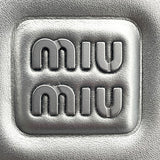 ミュウミュウ miu miu アルカディ レザー ミニバッグ 5BP088 ブラック レザー レディース ハンドバッグ