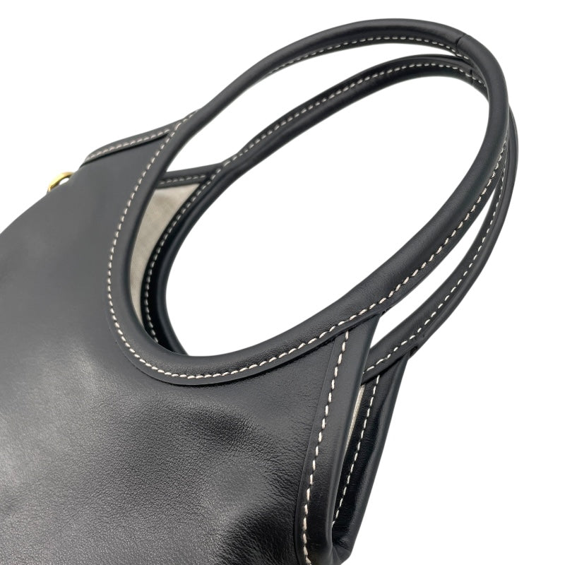 ミュウミュウ miu miu アイビー レザー ハンドバッグ 5BA281 ブラック レザー レディース ハンドバッグ