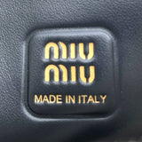 ミュウミュウ miu miu アイビー レザー ハンドバッグ 5BA281 ブラック レザー レディース ハンドバッグ