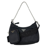 プラダ PRADA Re-Edition 2005 バッグ 1BH204 ブラック ナイロン レディース ショルダーバッグ