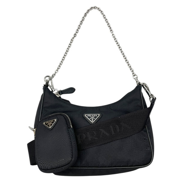 プラダ PRADA Re-Edition 2005 バッグ 1BH204 ブラック ナイロン レディース ショルダーバッグ