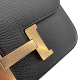 エルメス HERMES コンスタンス3 ミニ Z刻印 ブラック GD金具 エプソン レディース ショルダーバッグ