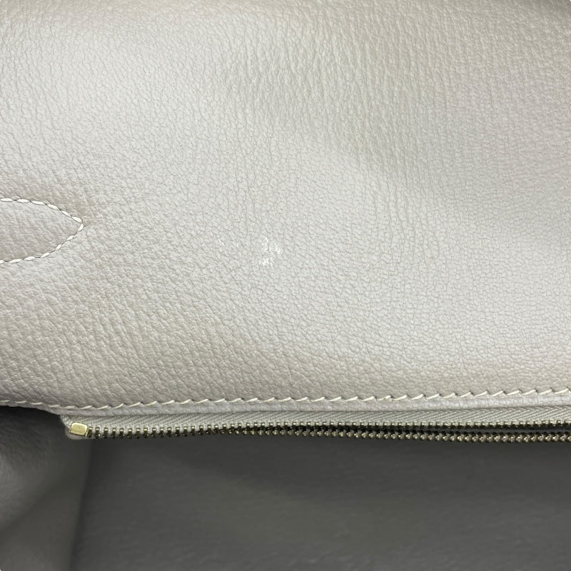 エルメス HERMES バーキン35 □O刻 トゥルティエールグレー×ゴールド金具 トリヨン レディース ハンドバッグ