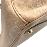 エルメス HERMES バーキン35 □O刻 トゥルティエールグレー×ゴールド金具 トリヨン レディース ハンドバッグ