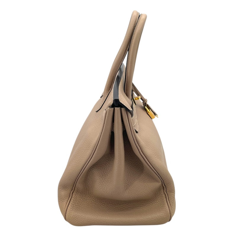 エルメス HERMES バーキン35 □O刻 トゥルティエールグレー×ゴールド金具 トリヨン レディース ハンドバッグ