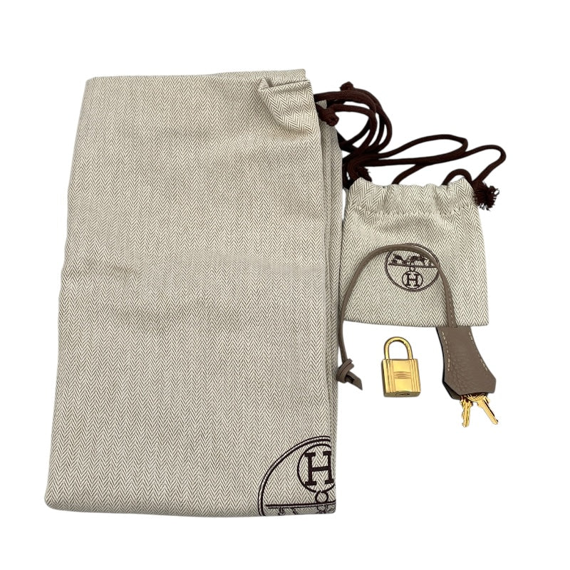 エルメス HERMES バーキン35 □O刻 トゥルティエールグレー×ゴールド金具 トリヨン レディース ハンドバッグ