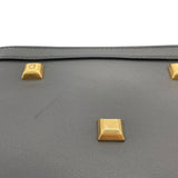 サルヴァトーレ・フェラガモ Salvatore Ferragamo スタジオ２WAY AU-21104  ブラック レザー/ラフィア レディース ショルダーバッグ