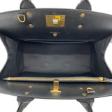 サルヴァトーレ・フェラガモ Salvatore Ferragamo スタジオ２WAY AU-21104  ブラック レザー/ラフィア レディース ショルダーバッグ