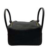 エルメス HERMES リンディ26 K刻 ブラック/GD金具 トリヨン レディース ハンドバッグ