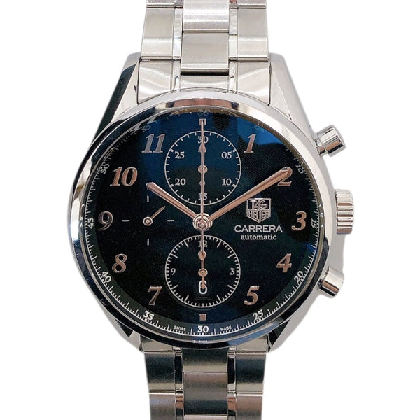 タグ・ホイヤー TAG HEUER カレラ ヘリテージ キャリバー 16 クロノグラフ CAS2110 ステンレススチール メンズ 腕時計