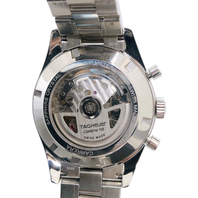 タグ・ホイヤー TAG HEUER カレラ ヘリテージ キャリバー 16 クロノグラフ CAS2110 ステンレススチール メンズ 腕時計