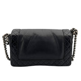 シャネル CHANEL ボーイシャネル25 A67086 18番台 ブラック×シルバー金具 ソフトカーフ レディース ショルダーバッグ