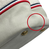 ミュウミュウ miu miu 2wAY ハンド 5BA253 ライトグレー キャンバス レディース ショルダーバッグ