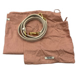 ミュウミュウ miu miu 2wAY ハンド 5BA253 ライトグレー キャンバス レディース ショルダーバッグ