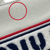 ミュウミュウ miu miu 2wAY ハンド 5BA253 ライトグレー キャンバス レディース ショルダーバッグ