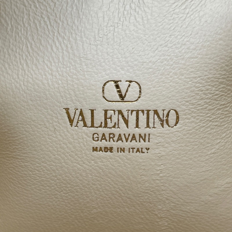 ヴァレンティノ VALENTINO ミニバケットバッグ ベージュ キャンバス レディース ショルダーバッグ