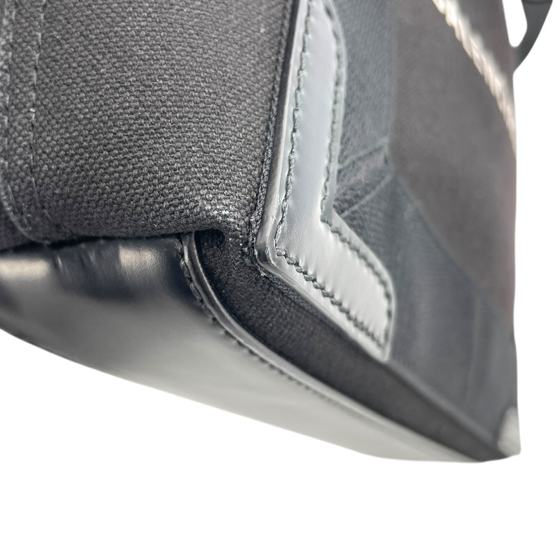 バレンシアガ BALENCIAGA ネイビーカバスXS 390348 ブラック キャンバス レディース ショルダーバッグ
