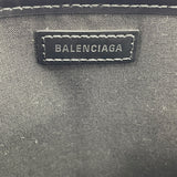 バレンシアガ BALENCIAGA ネイビーカバスXS 390348 ブラック キャンバス レディース ショルダーバッグ
