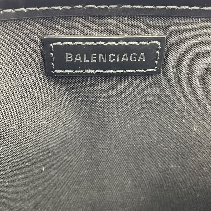 バレンシアガ BALENCIAGA ネイビーカバスXS 390348 ブラック キャンバス レディース ショルダーバッグ