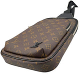 ルイ・ヴィトン LOUIS VUITTON アヴェニュー スリング M46327 ブラウン モノグラム・マカサー メンズ ボディバッグ