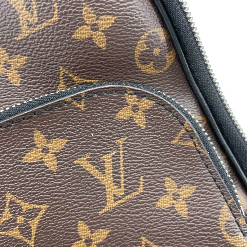 ルイ・ヴィトン LOUIS VUITTON アヴェニュー スリング M46327 ブラウン モノグラム・マカサー メンズ ボディバッグ
