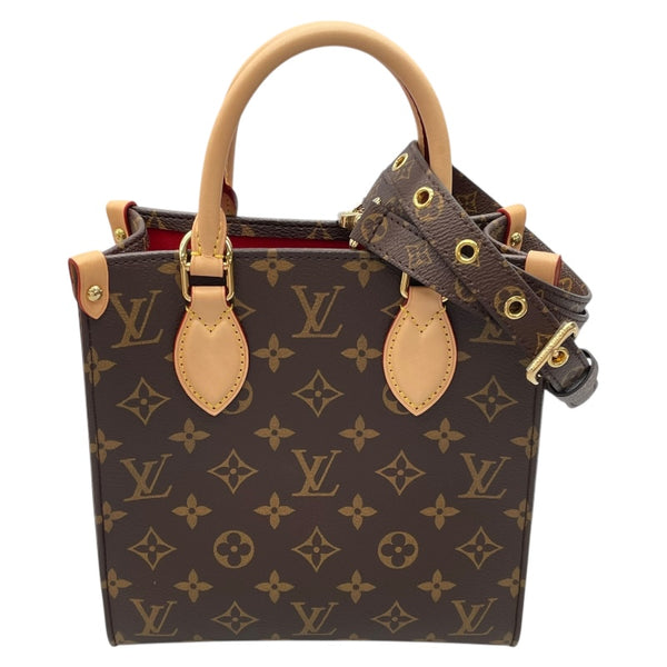 【LV】M46265 サックプラＢＢ モノグラムライン☆ＡＢ品☆質屋 ユニオン本通店 LOUIS VUITTON ルイ・ヴィトン LV】M46265 サックプラBB モノグラムライン☆AB品☆質屋 ユニオン