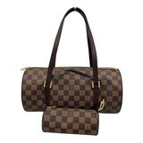 ルイ・ヴィトン LOUIS VUITTON パピヨンGM N51303 ブラウン ダミエキャンバス レディース ハンドバッグ