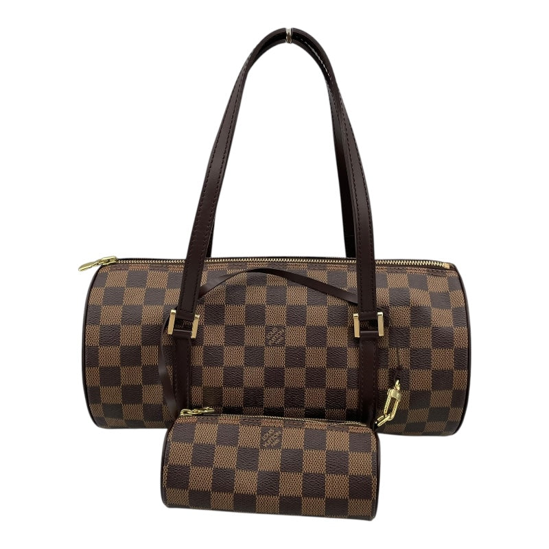 ルイ・ヴィトン LOUIS VUITTON パピヨンGM N51303 ブラウン ダミエキャンバス レディース ハンドバッグ