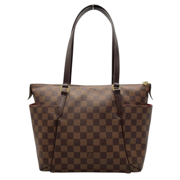 ルイ・ヴィトン LOUIS VUITTON トータリーPM N41282 ダミエ・エベヌ ダミエ・エベヌ レディース トートバッグ