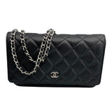 シャネル CHANEL マトラッセチェーンショルダー AP0250 28番台 ブラック SV金具 キャビアスキン レディース ショルダーバッグ