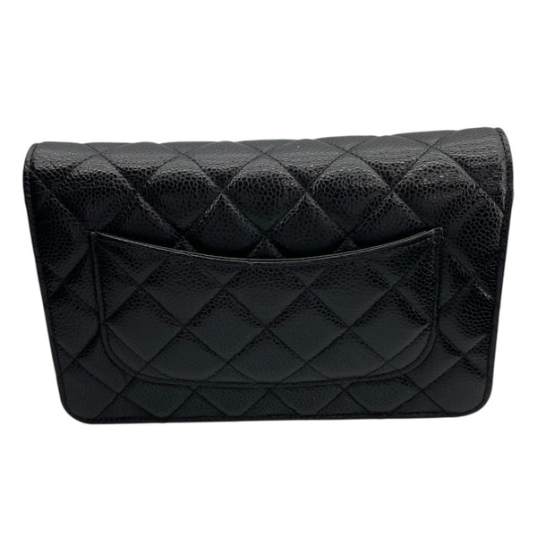 シャネル CHANEL マトラッセチェーンショルダー AP0250 28番台 ブラック SV金具 キャビアスキン レディース ショルダーバッグ