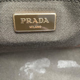 プラダ PRADA カナパトート カーキ キャンバス レディース トートバッグ