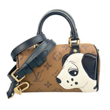 ルイ・ヴィトン LOUIS VUITTON ナノスピーディー M83688 ブラウン モノグラム・リバース レディース ショルダーバッグ