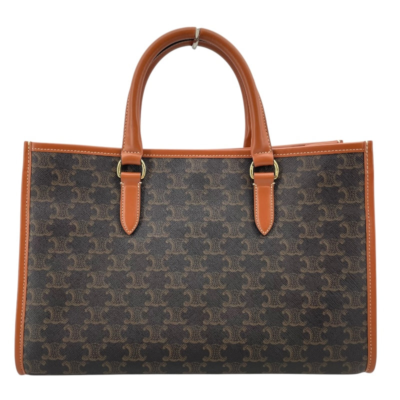 セリーヌ CELINE ホリゾンタルカバ　 ブラウン トリオンフキャンバス　 レディース ショルダーバッグ