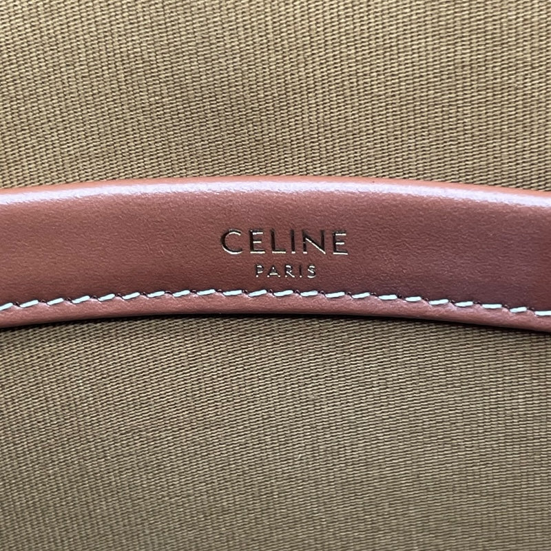 セリーヌ CELINE ホリゾンタルカバ　 ブラウン トリオンフキャンバス　 レディース ショルダーバッグ