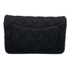 シャネル CHANEL マトラッセチェーンウォレット 17番台 ブラック SV金具 キャンバス/カーフ レディース ショルダーバッグ