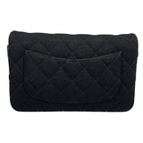 シャネル CHANEL マトラッセチェーンショルダー 17番台 ブラック SV金具 キャンバス/カーフ レディース ショルダーバッグ
