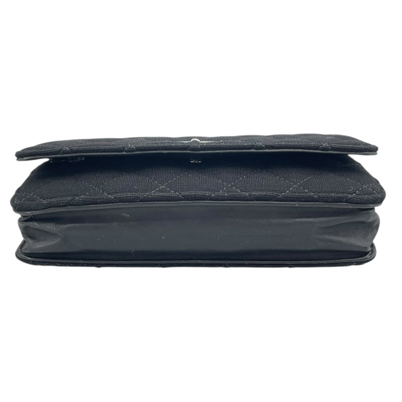 シャネル CHANEL マトラッセチェーンウォレット 17番台 ブラック SV