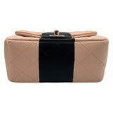 シャネル CHANEL ミニマトラッセ17 A35200 ピンク/ブラック GD金具 ラムスキン レディース ショルダーバッグ