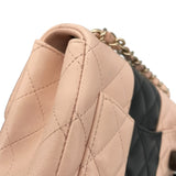 シャネル CHANEL ミニマトラッセ17 A35200 ピンク/ブラック GD金具 ラムスキン レディース ショルダーバッグ