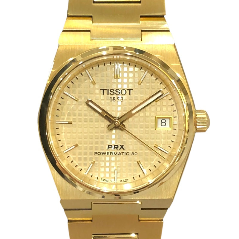 ティソ TISSOT PRX パワーマティック80 35MM T137.207.33.021.00 SS  自動巻き ボーイズ 腕時計