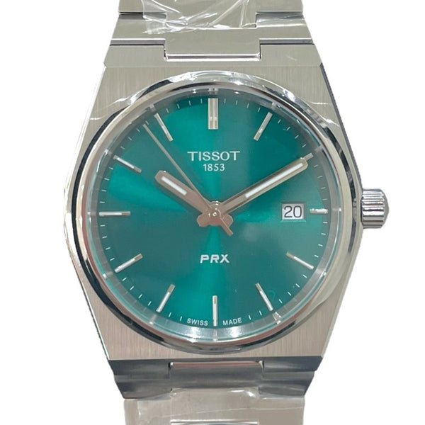 ティソ TISSOT PRX 35MM  T137.210.11.081.00  グリーン SS      クオーツ メンズ 腕時計