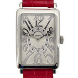 フランク・ミュラー FRANCK MULLER ロングアイランド レリーフ 1002QZREL シルバー SS メンズ 腕時計
