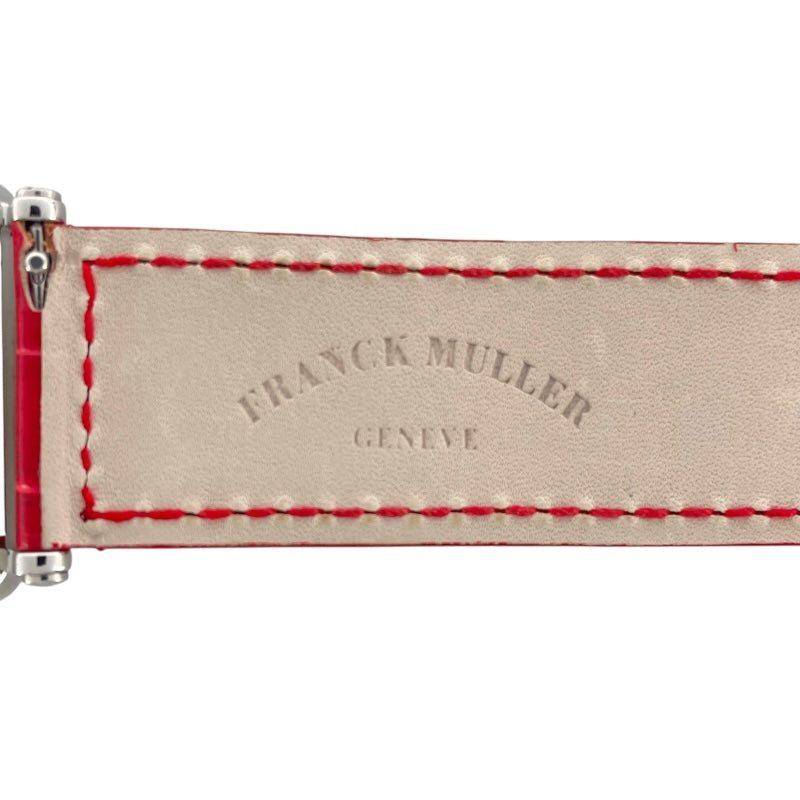 フランク・ミュラー FRANCK MULLER ロングアイランド レリーフ 1002QZREL シルバー SS メンズ 腕時計